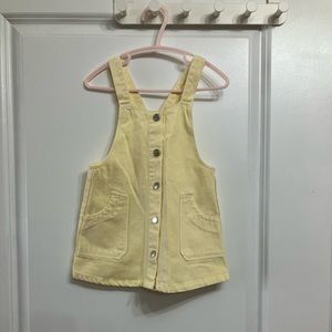 Zara Kids Denim Overall Dress